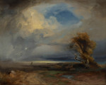 ₴ Репродукция пейзаж известного художника "Пейзаж с бурей"