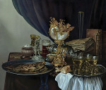 ₴ Репродукция натюрморт "Натюрморт с кубком наутилус"