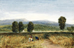 ₴ Репродукция пейзаж "Жнецы в валлийской долине"