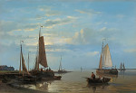 ⚓Репродукция морской пейзаж "На Шельде"