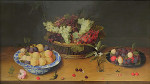 ₴ Репродукция натюрморт известного художника "Натюрморт с фруктами и цветами"