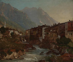 ₴ Репродукция пейзаж "Вид на Кьявенну"