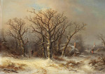 ₴ Репродукція краєвид известного художника "Зимовий краєвид"