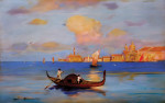 ⚓Репродукция морской пейзаж известного художника "Венеция"