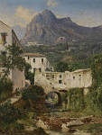 ₴ Репродукция пейзаж "Мюльталь близ Амальфи"