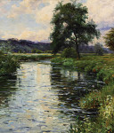 ₴ Репродукция пейзаж "Рисль в Ле Ривьер Тибувиль"