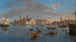 ₴ Репродукція міський краєвид "Венеція, вид на острів Сан-Джорджо-Маджоре з Бачіно"