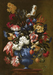 ₴ Репродукция цветочный натюрморт художника "Цветочный натюрморт"