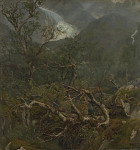 ₴ Репродукция пейзаж "Ледник Бондхус"