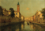 ₴ Репродукция городской пейзаж известного художника "Канал в Венеции"
