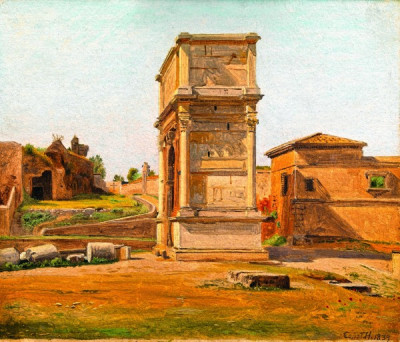 ₴ Репродукция городской пейзаж от 179 грн.: Арка Тита в Риме