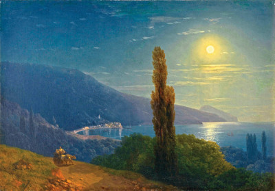 Купить от 119 грн. картину пейзаж: Крым, лунная ночь