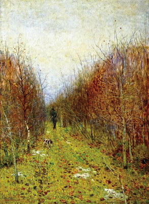 Купить картину пейзаж известного художника от 180 грн: Осень, на охоте