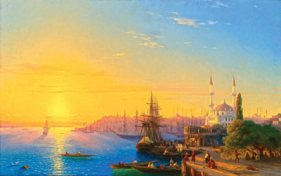 Купить от 90 грн. картину морской пейзаж: Вид на Константинополь и Босфор