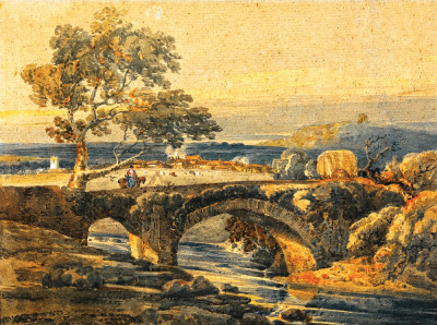 Пейзаж: Старый мост в Девоне
