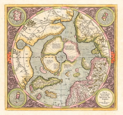 ₴ Стародавні карти з високою роздільною здатністю від 289 грн.: Нова карта Північного полюса