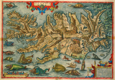 ₴ Стародавні карти високої роздільної здатності від 301 грн.: Ісландія
