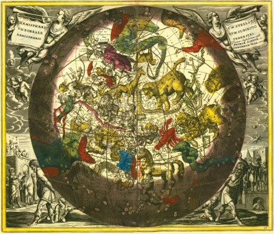 ₴ Стародавні карти високої роздільної здатності від 265 грн.: Карта сузір'їв