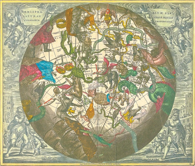 ₴ Стародавні карти високої роздільної здатності від 265 грн.: Південна зіркова півкуля