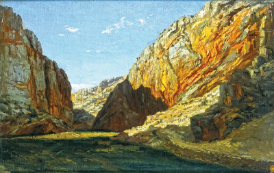 ₴ Репродукция пейзаж от 269 грн.: Ущелина Хараба в Арагоні
