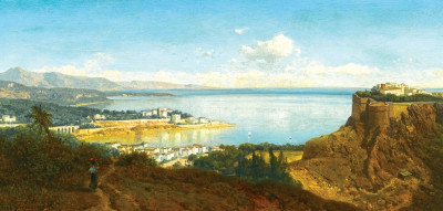 ₴ Репродукція краєвид від 261 грн.: Вид Монако з пагорбів
