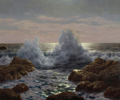 ⚓Картіна морський пейзаж відомого художника від 225 грн.: Хвилі на березі