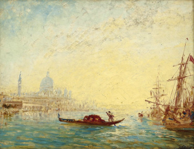 ₴ Репродукция городской пейзаж от 247 грн.: Венеция, Большой канал