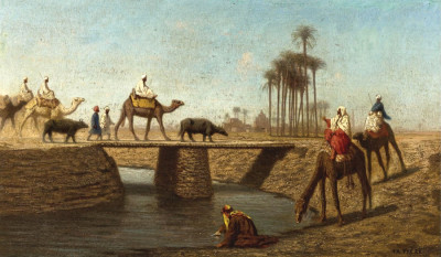 ₴ Репродукція краєвид від 253 грн.: Міст, Верхній Єгипет