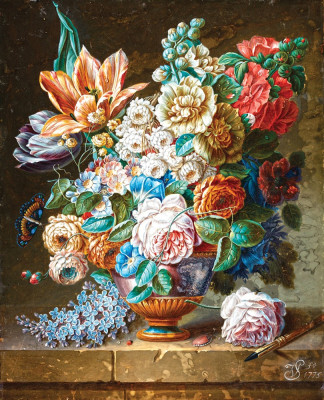 ₴ Репродукція натюрморт від 312 грн.: Натюрморт з квітами