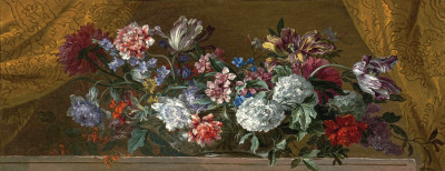 ₴ Репродукція натюрморт від 165 грн.: Квіти у скляній вазі