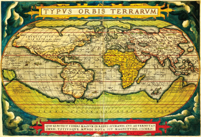 ₴ Древние карты высокого разрешения от 293 грн.: Карта мира