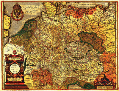₴ Стародавні карти високої роздільної здатності від 317 грн.: Німеччина