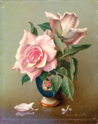 ₴ Репродукція натюрморт від 198 грн.: Дві троянди
