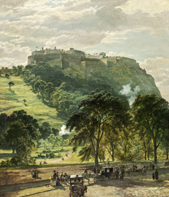 ₴ Репродукція краєвид від 228 грн.: Единбурзький замок від Прінсес-стріт