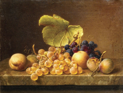 ₴ Репродукція натюрморт від 317 грн.: Натюрморт з виноградом