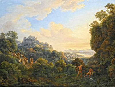 ₴ Репродукция пейзаж от 241 грн.: Прибытие Диониса в Аттику