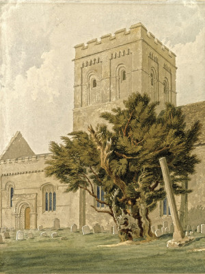 ₴ Репродукция пейзаж от 257 грн.: Иффлейская церковь, Оксфорд