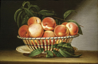 ₴ Репродукція натюрморт від 277 грн.: Чаша персиків