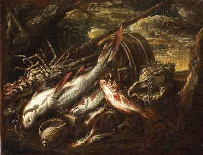 ₴ Репродукція натюрморт від 247 грн.: Натюрморт з рибою