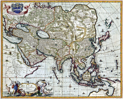 ₴ Древние карты высокого разрешения от 372 грн.: Азия