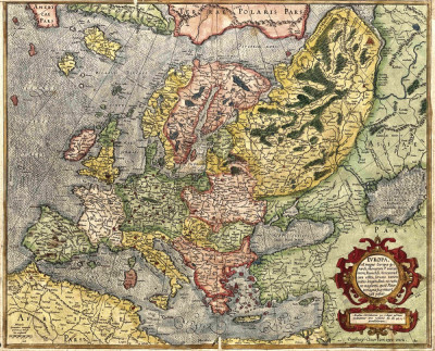 ₴ Стародавні карти з високою роздільною здатністю від 253 грн.: Європа