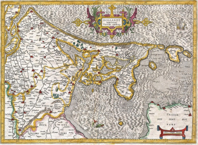 ₴ Стародавні карти з високою роздільною здатністю від 235 грн.: Голандія