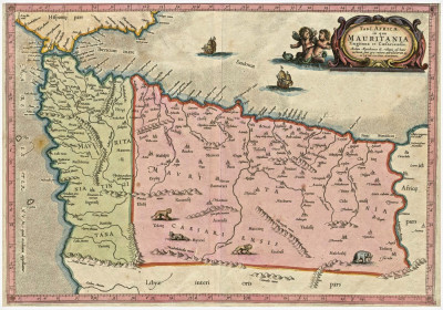₴ Стародавні карти з високою роздільною здатністю від 229 грн.: Північна Африка