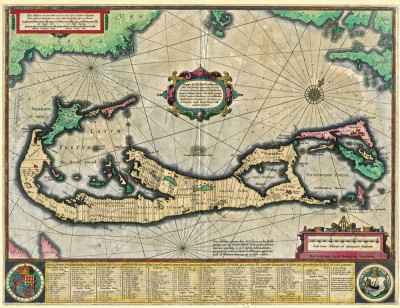 ₴ Стародавні карти з високою роздільною здатністю від 325 грн.: Бермудські острови