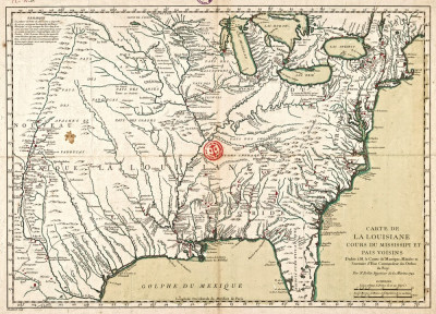 ₴ Древние карты высокого разрешения от 229 грн.: Морская Луизиана