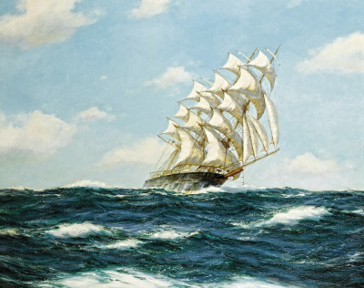 ⚓Репродукція морський краєвид від 333 грн.: Американський кліпер "Великий Адмірал"