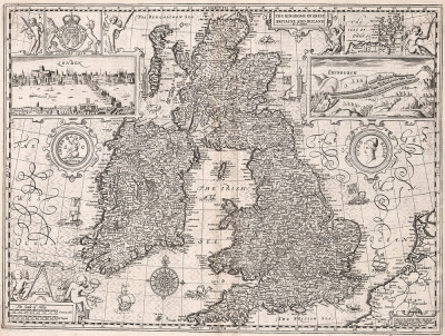 ₴ Стародавні карти високої роздільної здатності від 317 грн.: Велика Британія та Ірландія