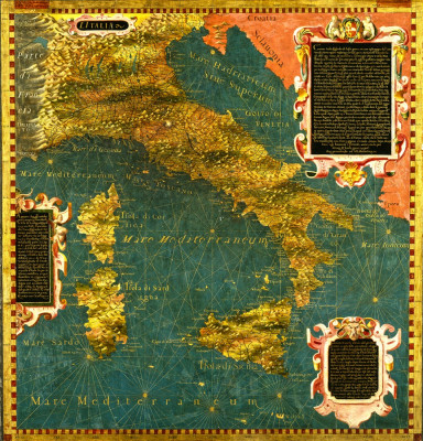 ₴ Стародавні карти високої роздільної здатності від 261 грн.: Італія