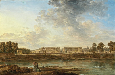 ₴ Репродукція краєвид від 285 грн.: Вид на палац Людовіка XV