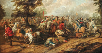 ₴ Репродукция художника от 175 грн.: Битва в Лейпциге